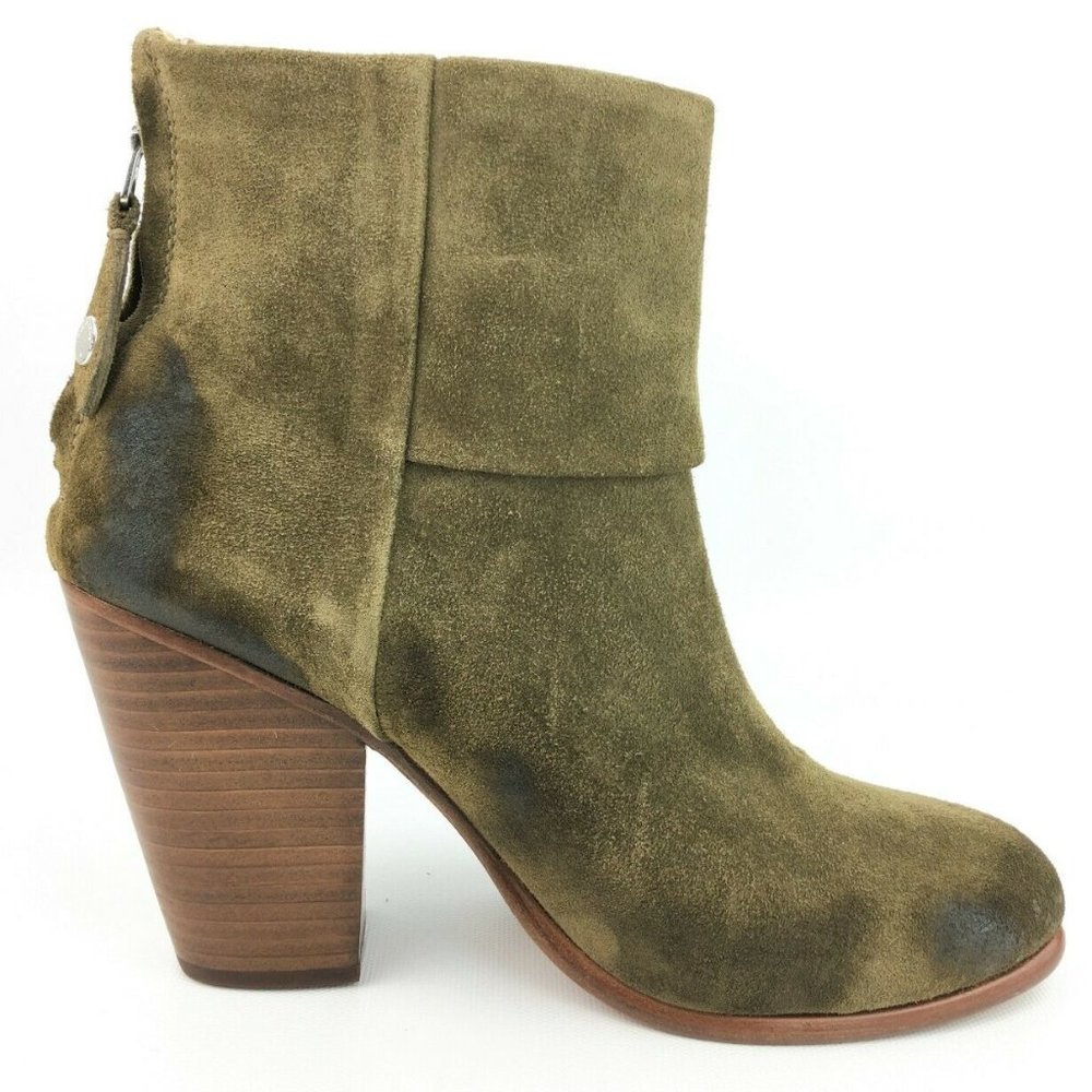 Rag & Bone Classic Newbury Oiled Suede Ankle Boots - Picture 4 of 5